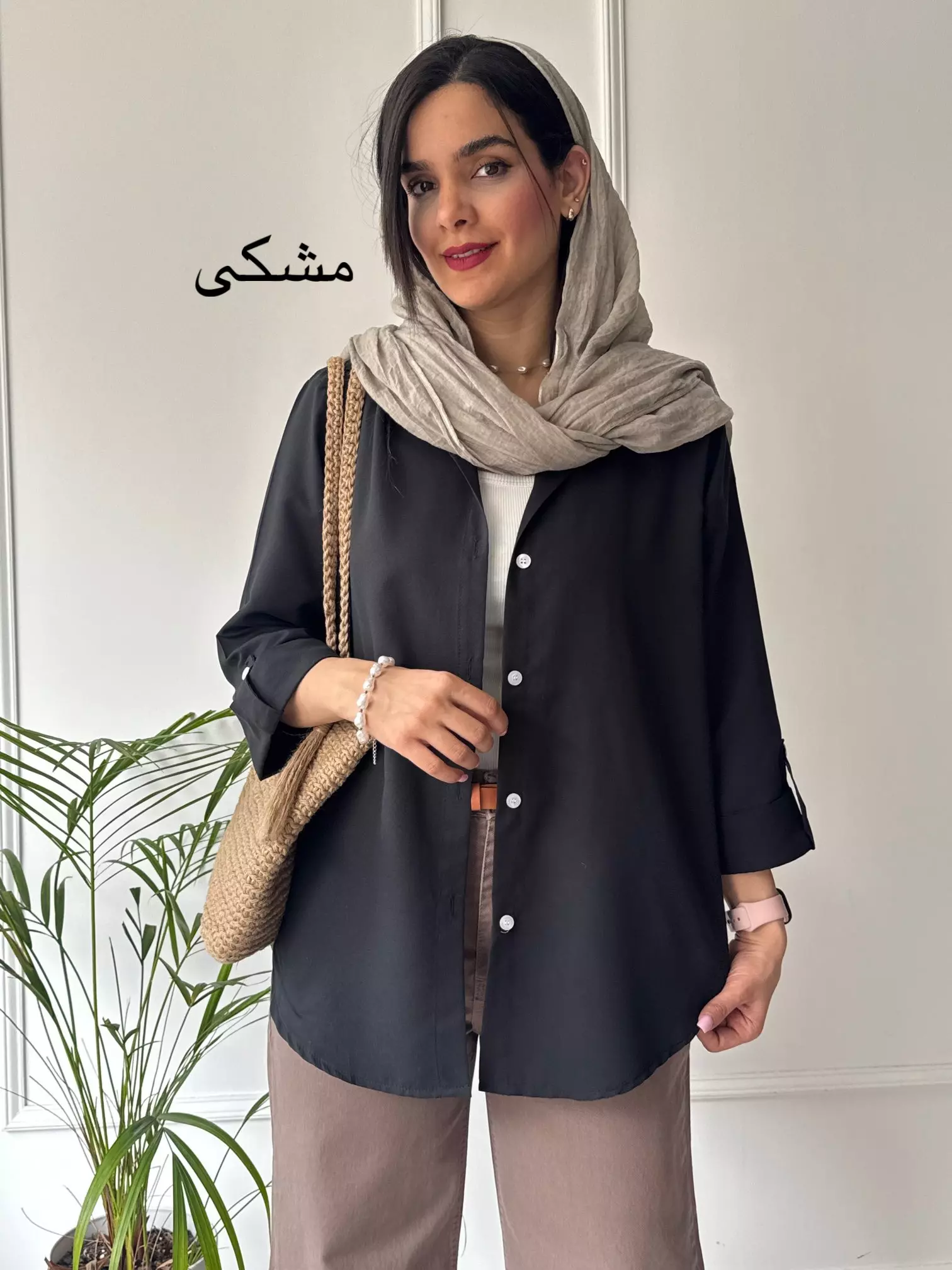مانتو شومیزی بیسیک تبسم | استایل تو